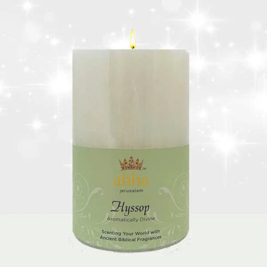 Hyssop - 3" X 4" Pillar Candle